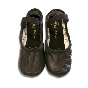 Tendu Black Leather Ballet slipper - TBLFC