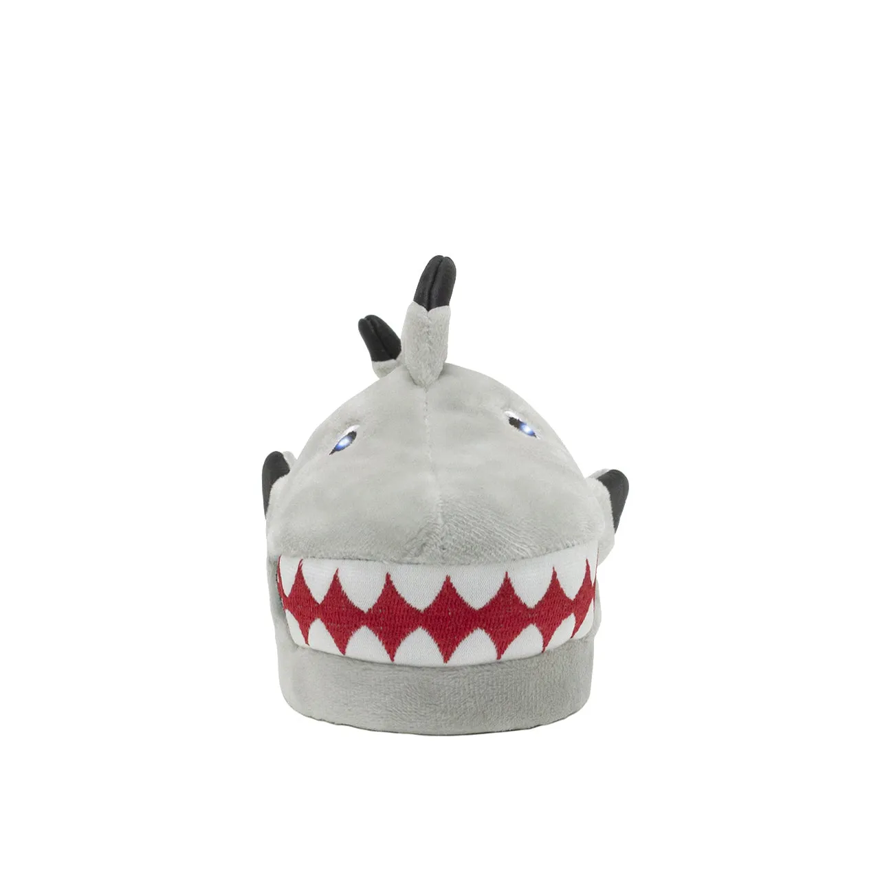 Terry Black Tip Grey Shark Slippers