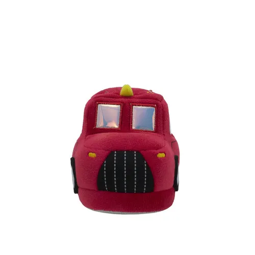 Terry Fire Truck Slippers