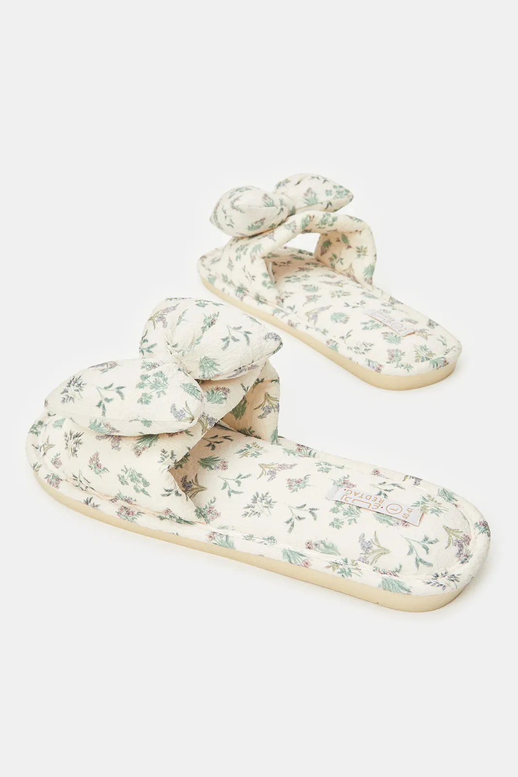 Women Assorted Floral Slipper