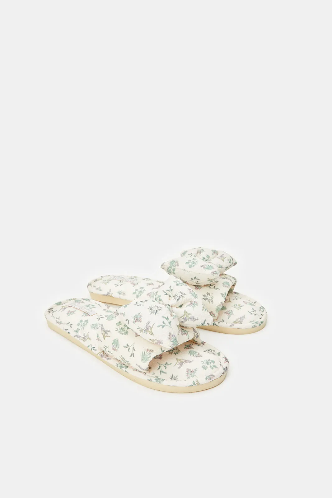 Women Assorted Floral Slipper